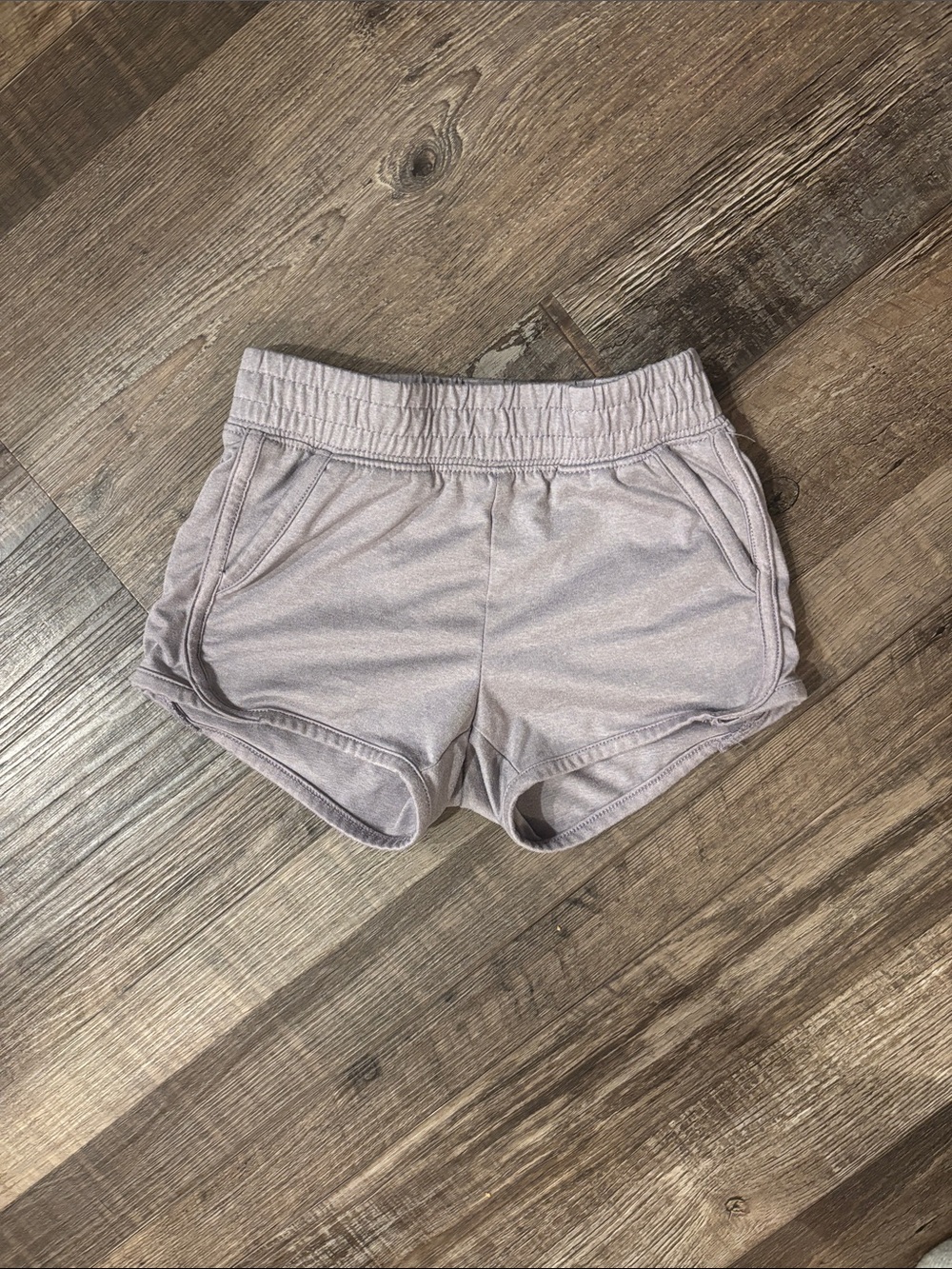 Girls Pull-On Athletic Shorts in Light Lavender
